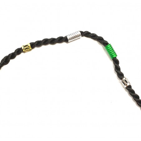 Anelli metallici per schiacciare trecce perle teme trecce