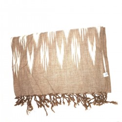 Bufanda Ikat Brown Etole India Cheich