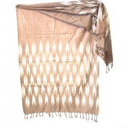 Bufanda Ikat Brown Etole India Cheich