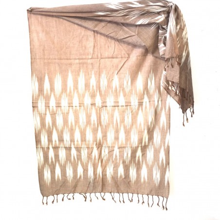 Bufanda Ikat Brown Etole India Cheich