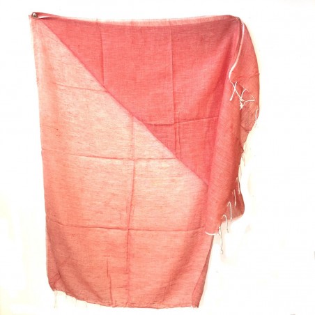 Sciarpa Cheich Cotton Red Cotton India