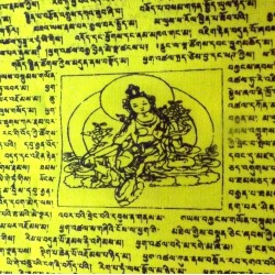 Garland Flag Tibet Buddhism Himalayan Prayers Mantra