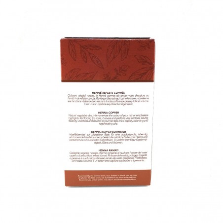 Henné Copper Powder Coloring Natural Dye Hair 