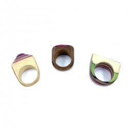 Schmuck Ringe Holz Handwerk Indien Ethnische