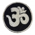 Wappen Patch Nepal Ohm Broderie Katmandou Stoff Aum