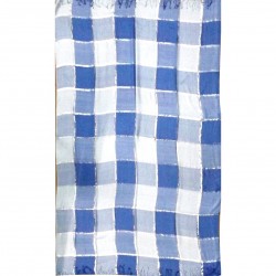 Silberblauer Schal Riesenschals Halstuch Long Plaid Etole Indien