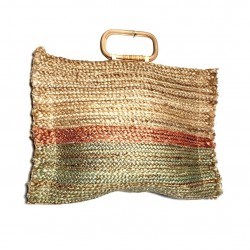 Sac du  Rajasthan en toile de jute ou sisal.