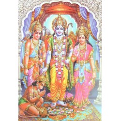 Carte Postale Ram Sita Laxman Hanuman