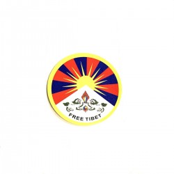 Autocollant Free Tibet Inde Sticker