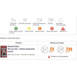 Henna Creme Kupfer Färbung Natürliches Haar