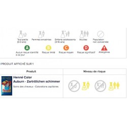 Henné Powder Auburn Natural Coloring Hair Plants