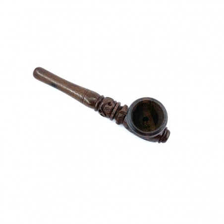 Pipa Artisanale Legno Fumo India