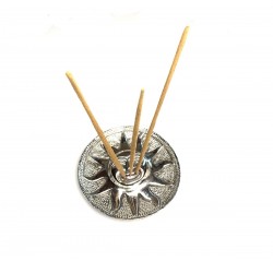 Sun Cup Support Incense Sun Metal