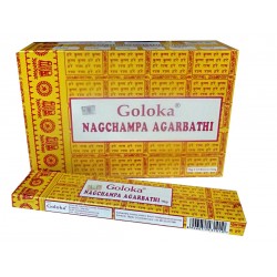 Incense Goloka Box Batons Original India Agarbathi Nag Champa