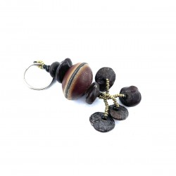 Porte Clés Graines Mucuna Mascate Burkina 