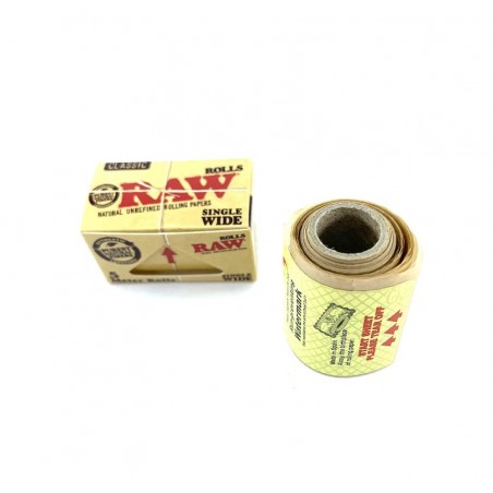 Rotolo di fogli RAW non sbiancati.