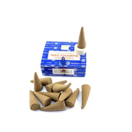 Incenso Cones Nag Champa Originale Satya Natural Masala Meditazione