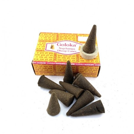 Incenso Coni Goloka Nag Champa Masala Naturale