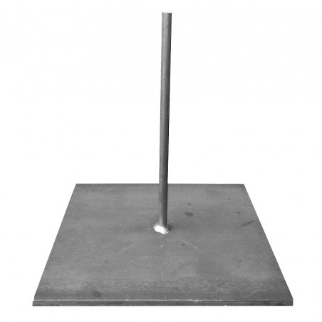 Socle Métal Statue Sculpture Pierre Soclage Facile Rapide Acier Stable.