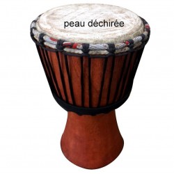 Djembé Bois Enfant Qualité Etude Instrument Afrique Traditionnel