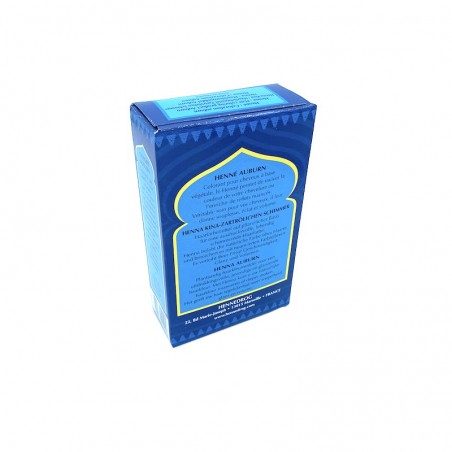 Schachtel Henna-Pulver rotbraun.