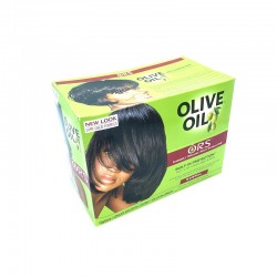 Kit Défrisant Cheveux Olive Oil Normal Afro Cosmétique Pro