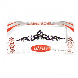 Adesivo bindi gioiello in pelle etnica