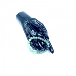 Bracciale elastico in giada.