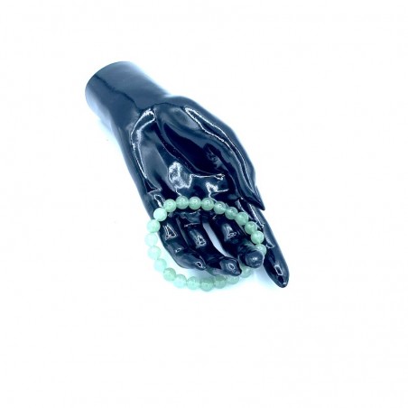 Bracciale elastico in giada.