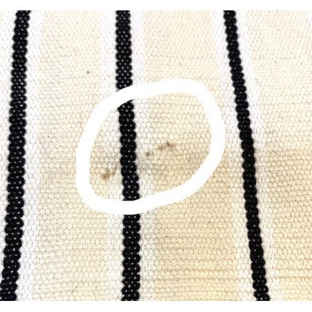 Laie de tissu en coton danfani du Burkina Faso.