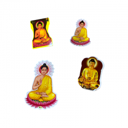 Buddha der erleuchtete Wesensaufkleber.