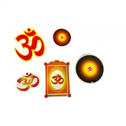 Sticker Om Aum Buddhist Meditation