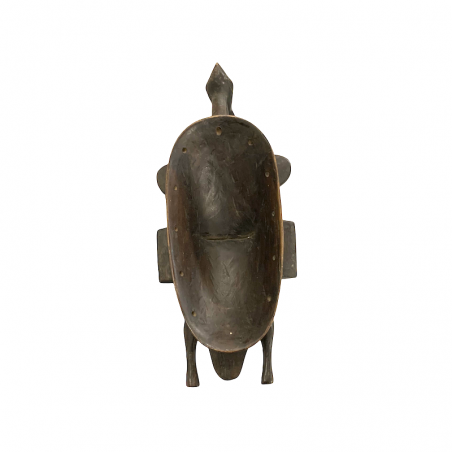 Rückseite einer Senufo-Nashornvogelmaske