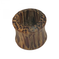 Coconut wood piercing tunnel..