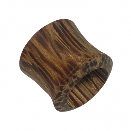 Coconut wood piercing tunnel..