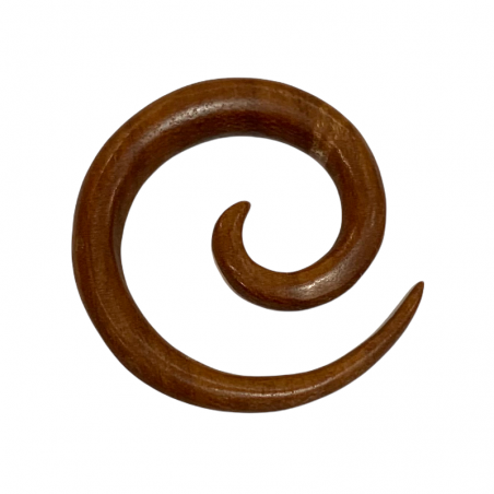 Indian piercing made of sawo wood in a spiral shape.