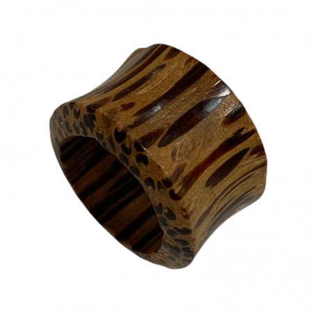 Tunnel piercing in legno di cocco da 18 mm