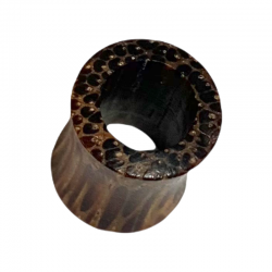 10 mm Coconut Wood Tunnel Piercing