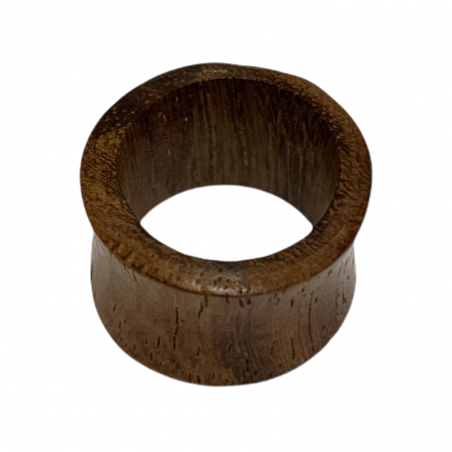 10 mm Piercing túnel de madera de sawo.