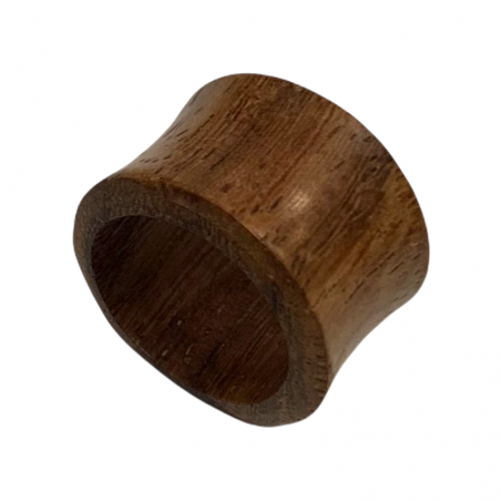 10 mm Piercing túnel de madera de sawo.