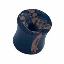 Piercing tunnel in legno bicolore 10 mm