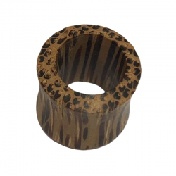 Kokos-Piercing-Tunnel mit 16 mm Durchmesser