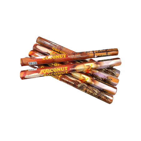 Lotto di incenso gigante indiano Profumo di fragranza per atmosfera esterna al cocco