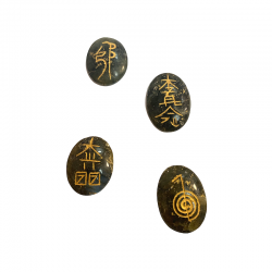Set of 4 Reiki Labradorite Stones