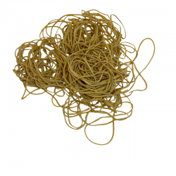 Set of professional quality rubber bands.