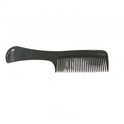 Black Plastic Detangling Comb