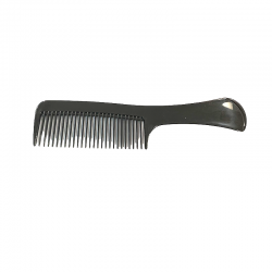 Black Plastic Detangling Comb.