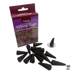 White Sage Tulasi incense 15 Cones
