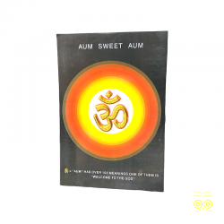 Carte postale indienne Aum Sweet Aum.