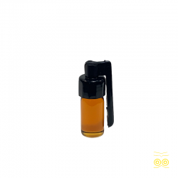 Vial of pure Indian amber perfume without alcohol.